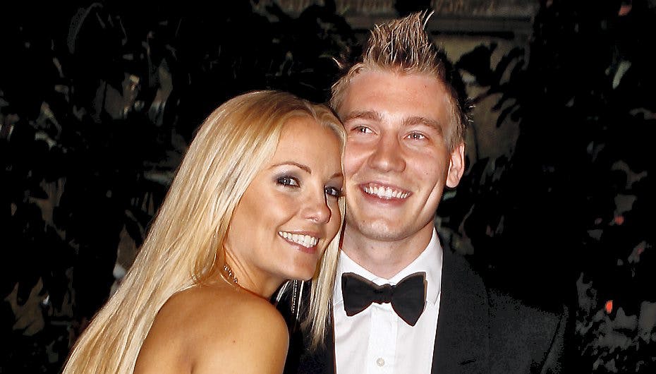 Caroline Fleming og Nicklas Bendtner havde en lidt sjov start på forholdet.