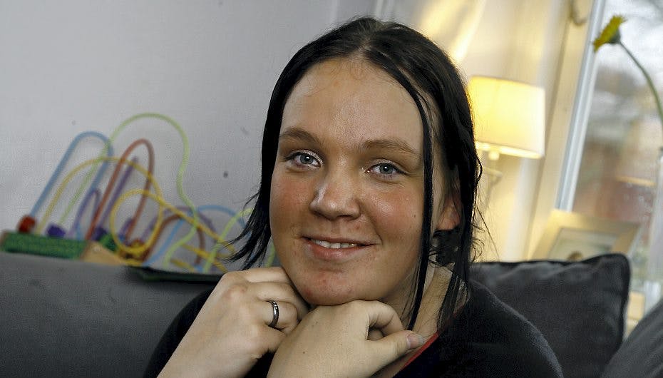 Den unge mor er nu mor til otte
