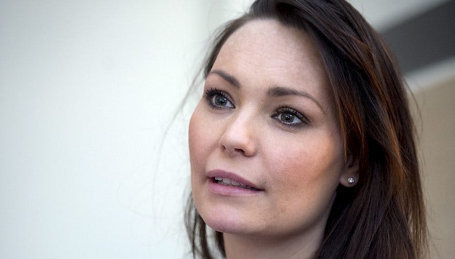 Mascha Vang må vente med at spise, til bankerne åbner