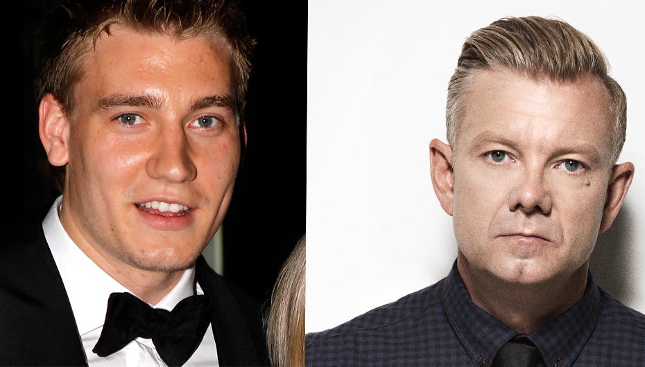 Nicklas Bendtner og Casper Christensen er to af Danmarks hotteste kendisser