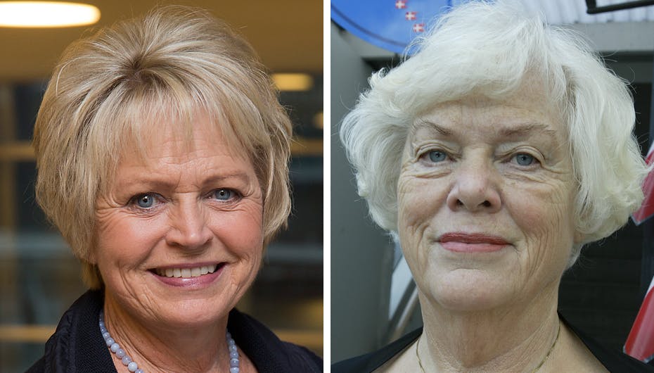 Hilda Heick og Erna Hjorting ved en ting eller to om at blive i ægteskabet.