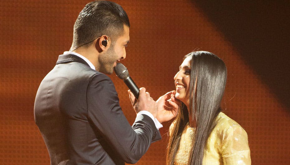 Burhan og Karoline klædte hinanden på "X Factor"-scenen, og det er heldigvis ikke sidste gang, vi får dem at se sammen