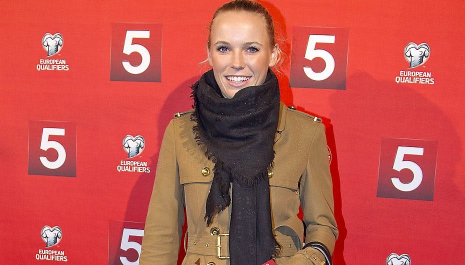 Caroline Wozniacki var til landskamp i går
