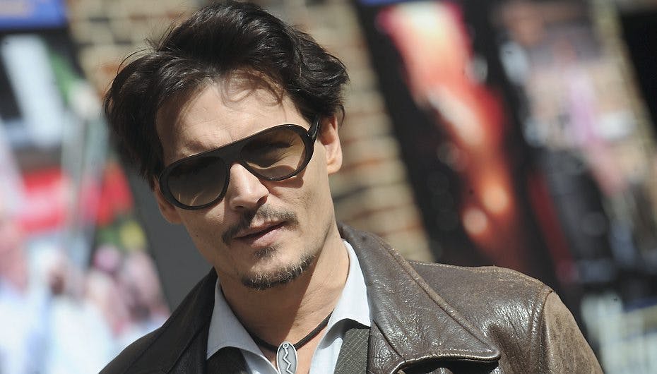 Johnny Depp afviser baby-rygter i talkshow.