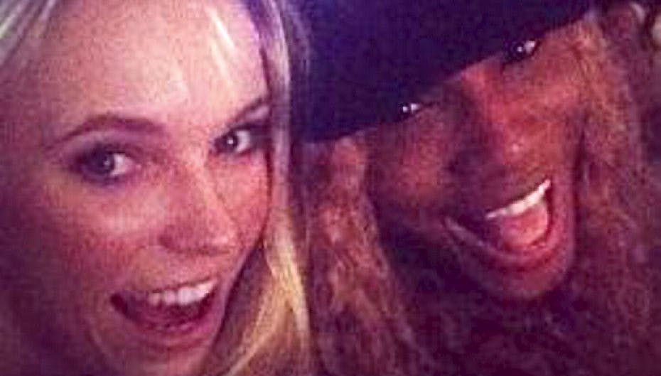 Alt var fryd og gammen, da de to tennistøser slog sig løs dagen inden den store kamp.