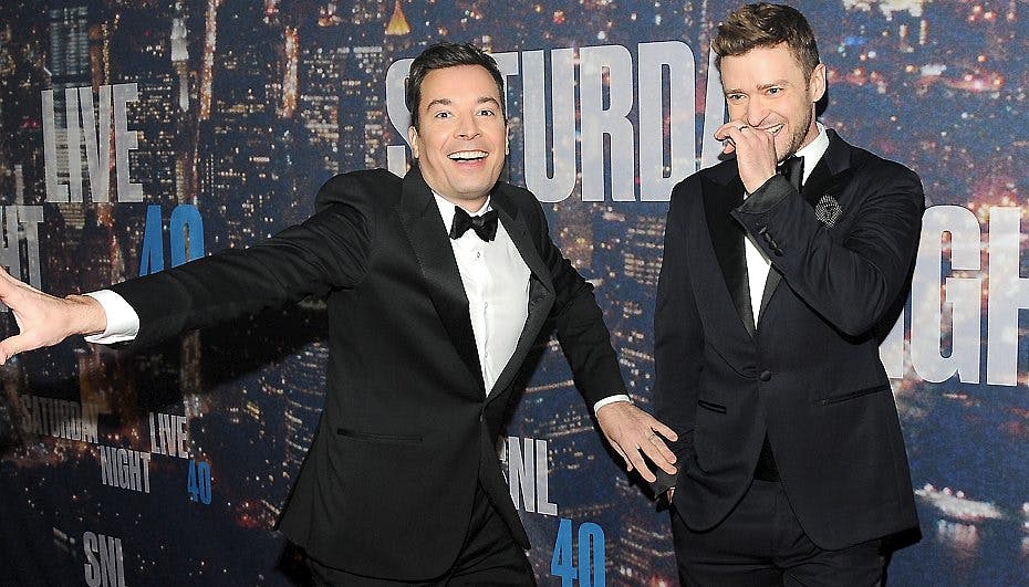 Justin Timberlake og Jimmy Fallon brillerede med et flot jubilæumsnummer