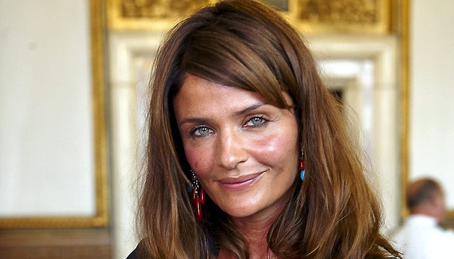 Helena Christensen sætter familien før alt andet. Foto: All Over