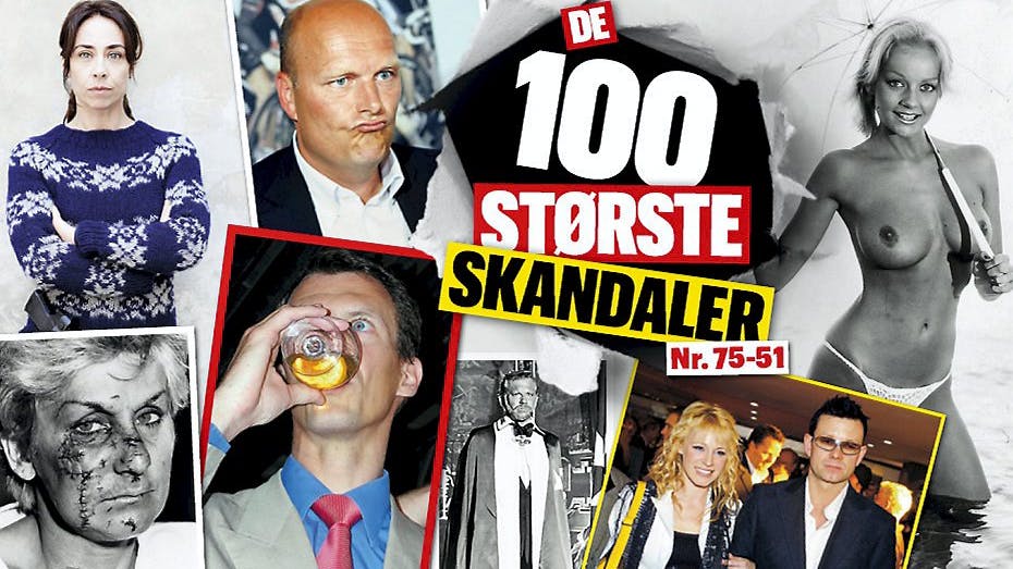 I denne uge får du sammen med SE og HØR det andet af fire store tillæg med Danmarks 100 største kendis-skandaler.