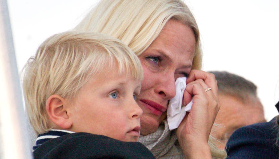 Mette Marit kunne ikke holde tårerne tilbage