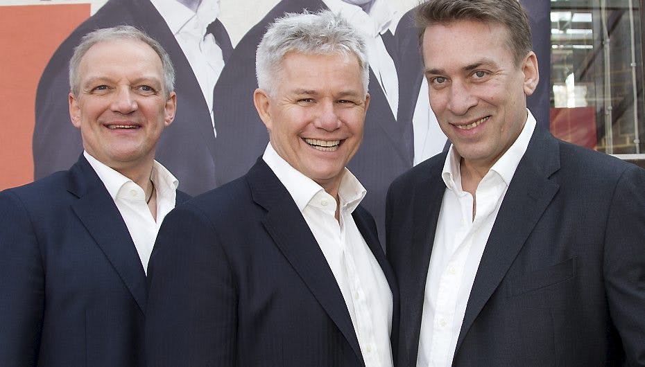 Preben Kristensen, Anders Bircow og Thomas Eje har grund til at smile