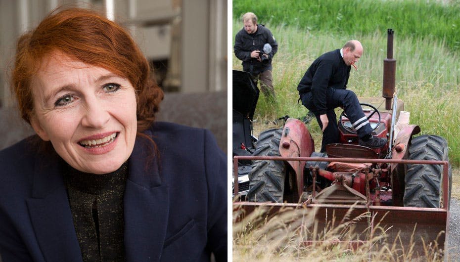 Bodil Jørgensen kom alvorligt til skade onsdag morgen i en traktor-ulykke