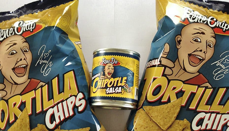 René Dif lægger nu navn til chips og salsa.