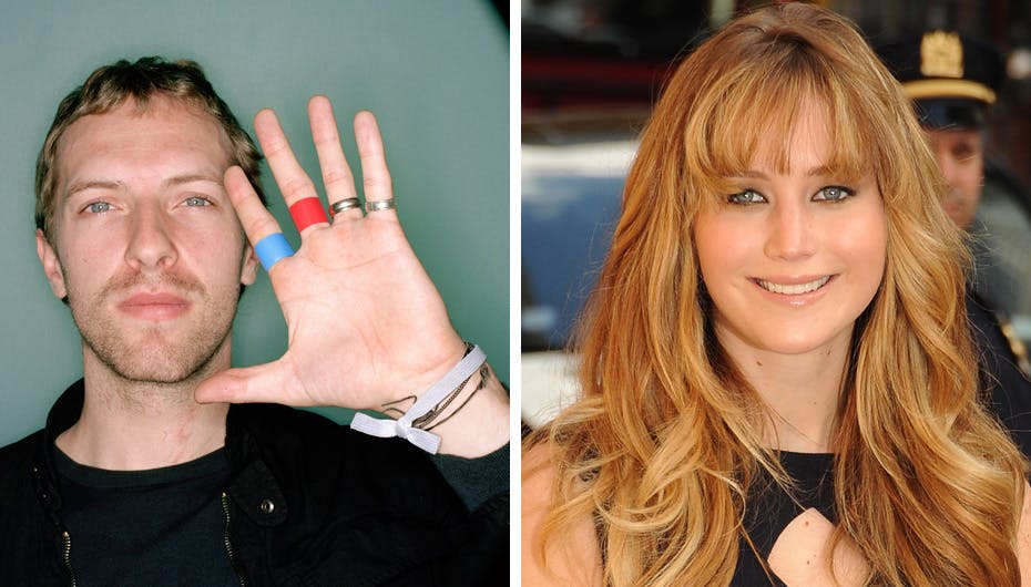 Chris Martin og Jennifer Lawrence er angiveligt begyndt at date