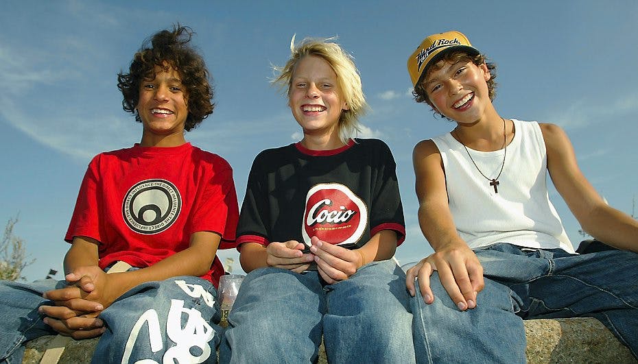 B-Boys havde stor succes for knap ti år siden - fra venstre Sebastian, Matthias og Kaave