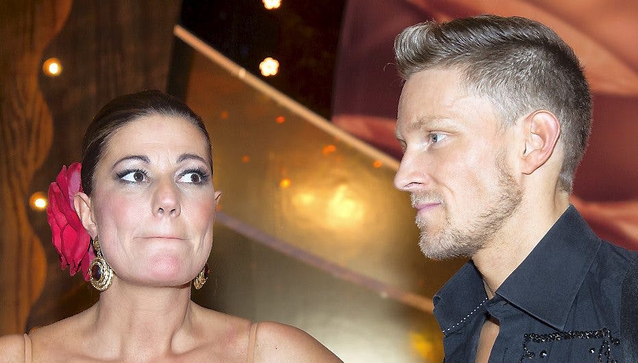 Mette Blomsterborg og Michael Olesen skjulte ikke skuffelsen, da de blev stemt ud fredag aften