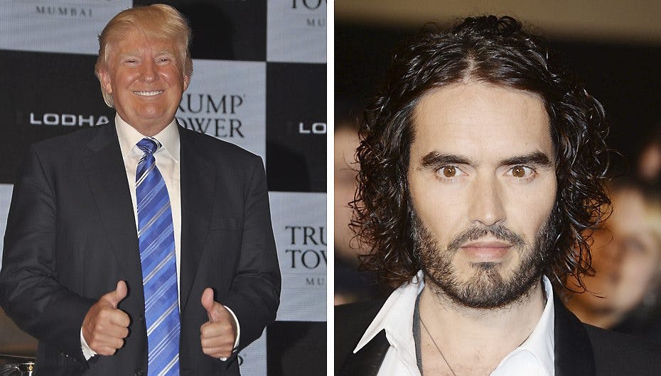 Donald Trump og Russell Brand