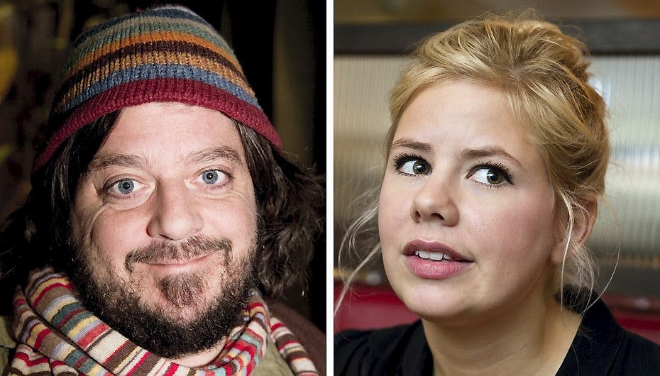 Anders Lund Madsen er bestemt ikke subtilpå sin Twitter-profil, hvor Julie Zangenberg også får hans humor at mærke