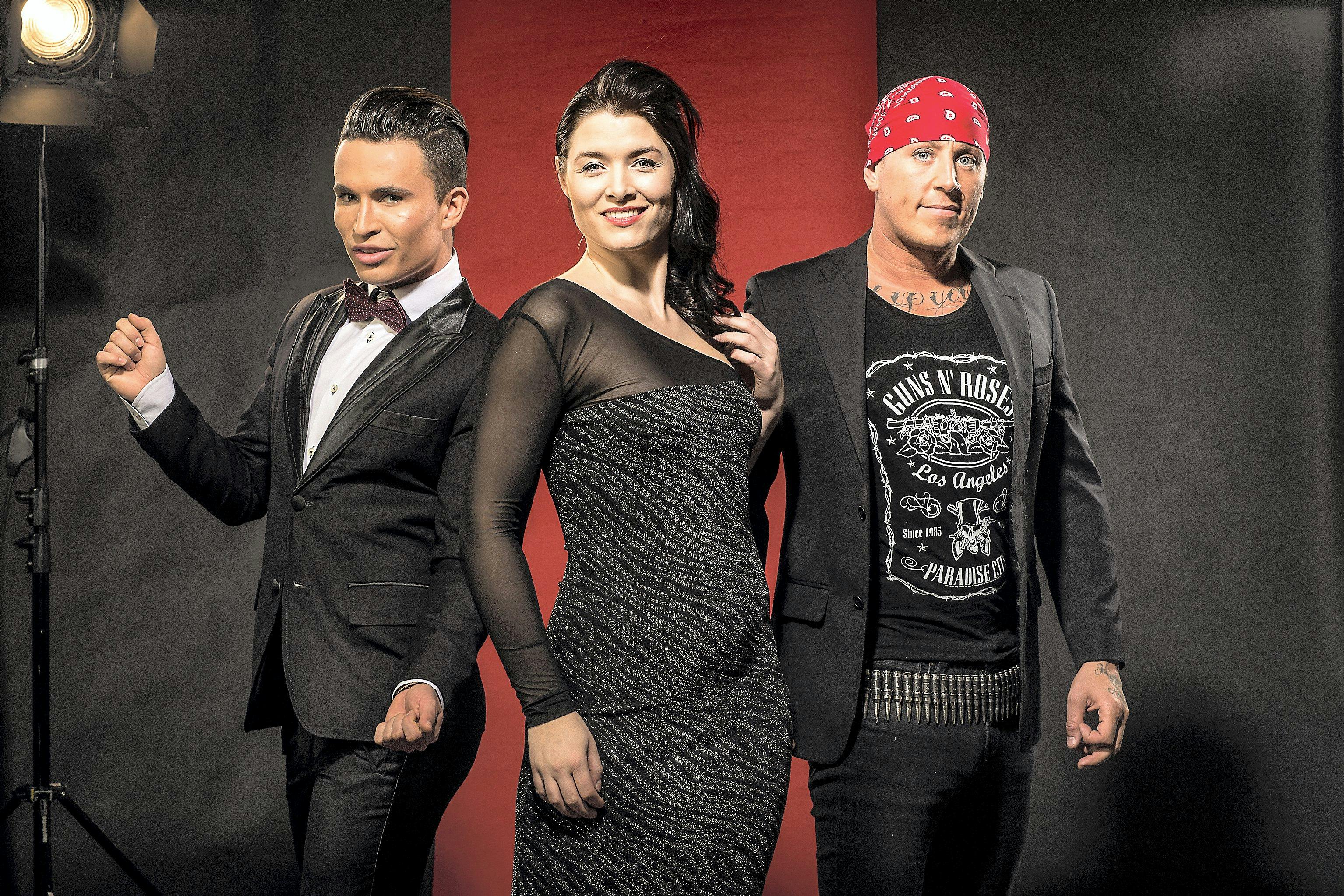 Anne Kejser, Sidney Lee og Gustav er værter ved Reality Awards 2015