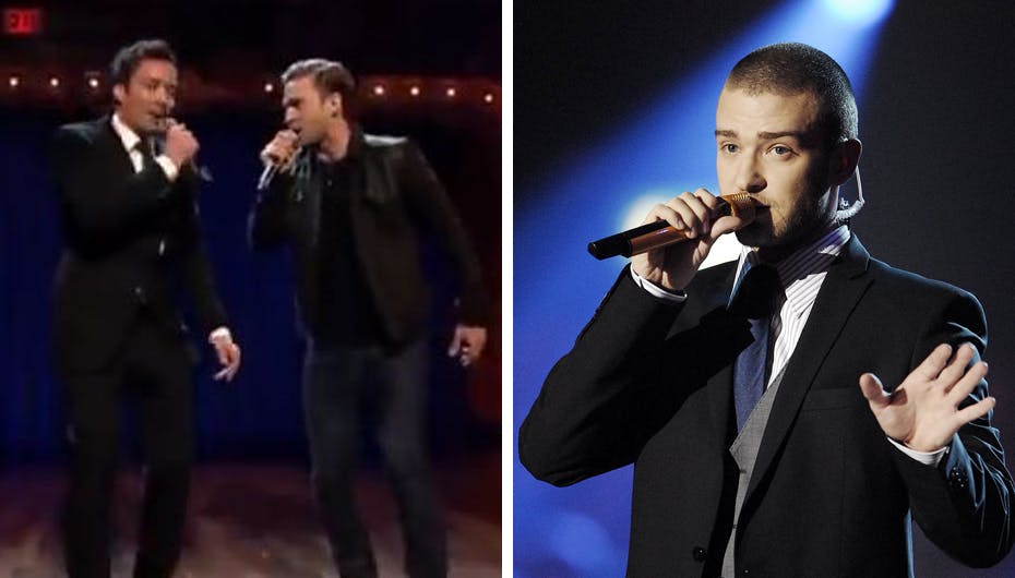 Justin Timberlake er ikke blot en popdreng - han er faktisk også rapper sammen med en kendt talkshow-vært