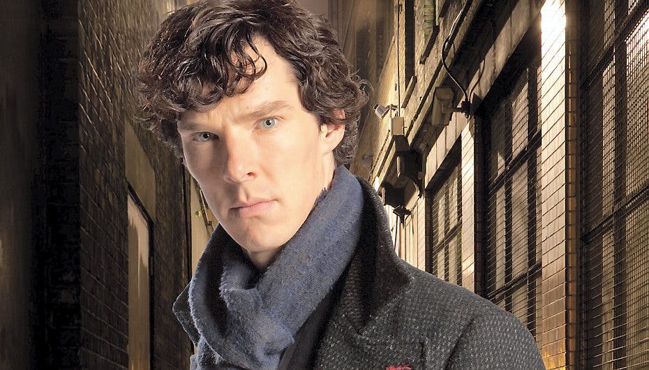 Benedict Cumberbatch blev for alvor et kendt ansigt, da han var med i serien "Sherlock"