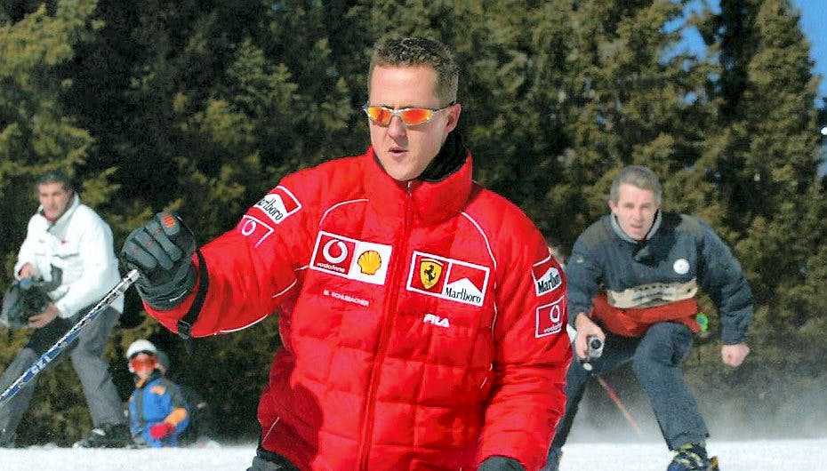 Den fartafhængige Schumacher kom galt afsted på en offpiste.