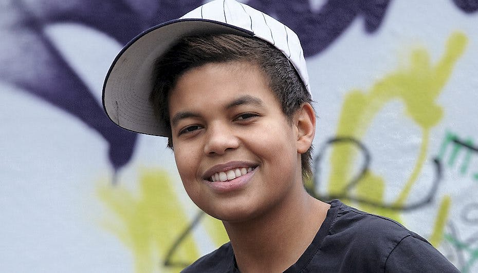 Babou er blevet en ung mand på 19 år Dette billede er dog fra hans "X Factor"-tid i 2011.