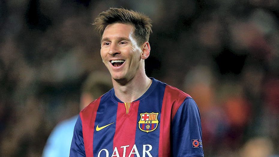 Lionel Messi jubler over at skulle være far igen.