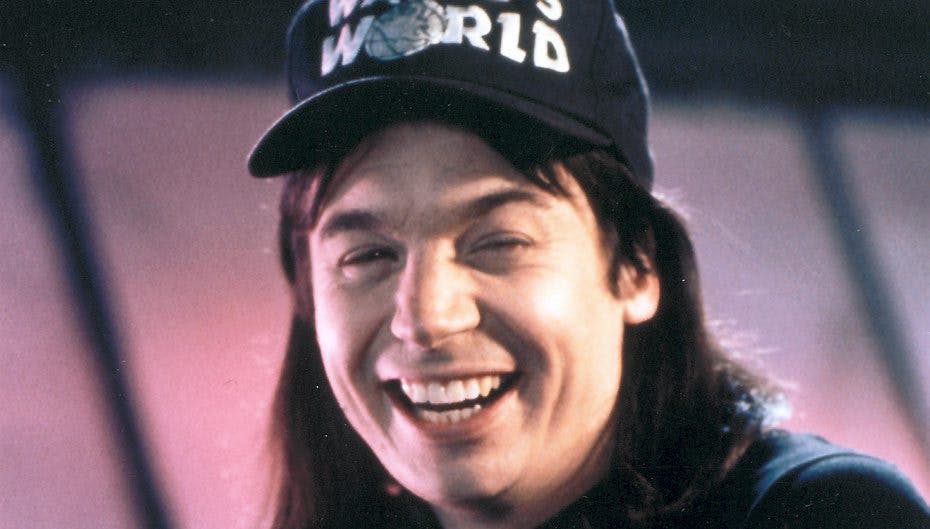 "Wayne's World" fra 1992 var den første store filmrolle for Mike Myers