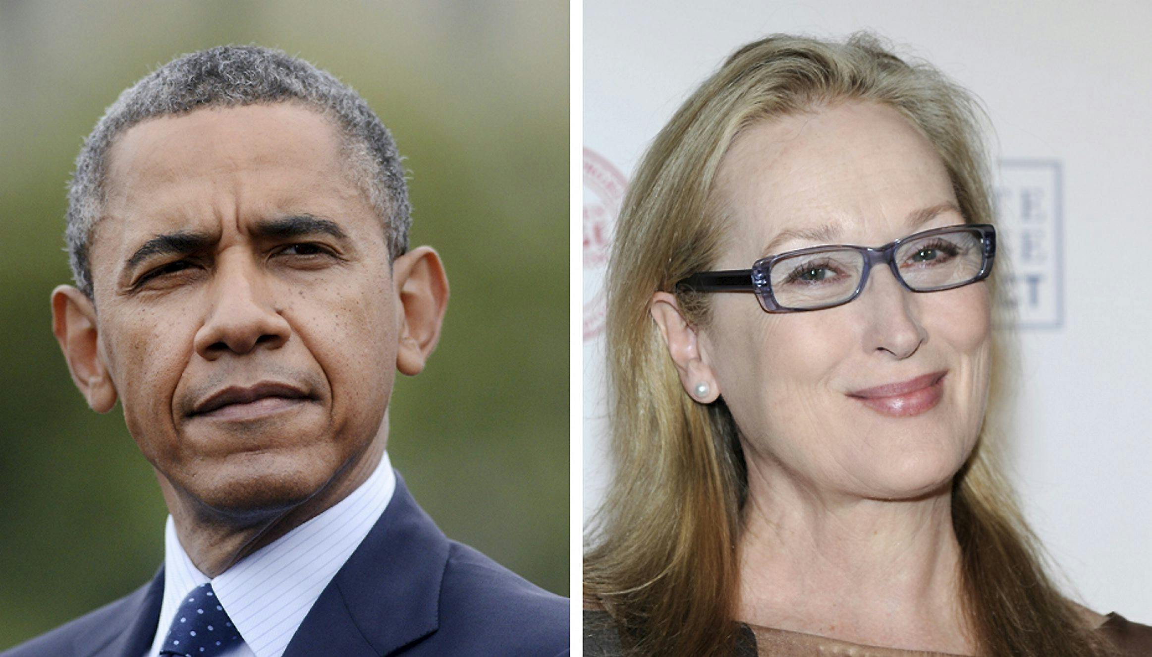 Se klippet med Obama: - Jeg elsker Meryl Streep