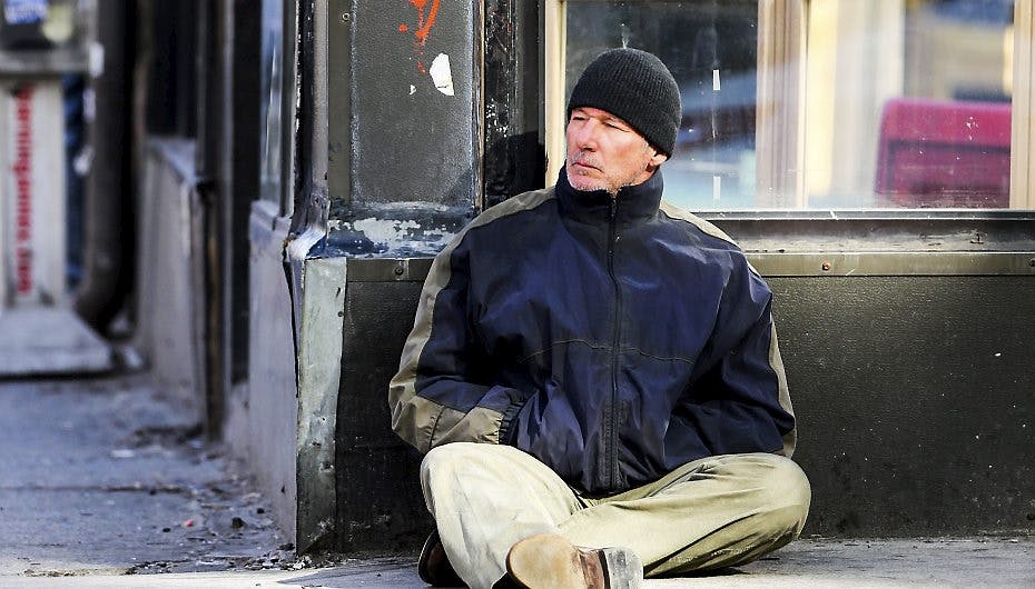 Richard Gere som hjemløs i New York