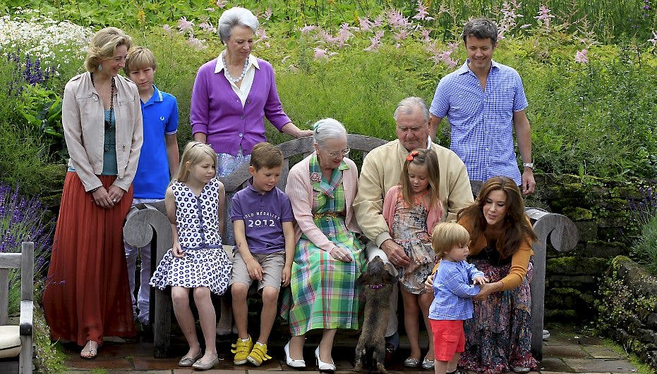 Næsten hele den royale familie var samlet