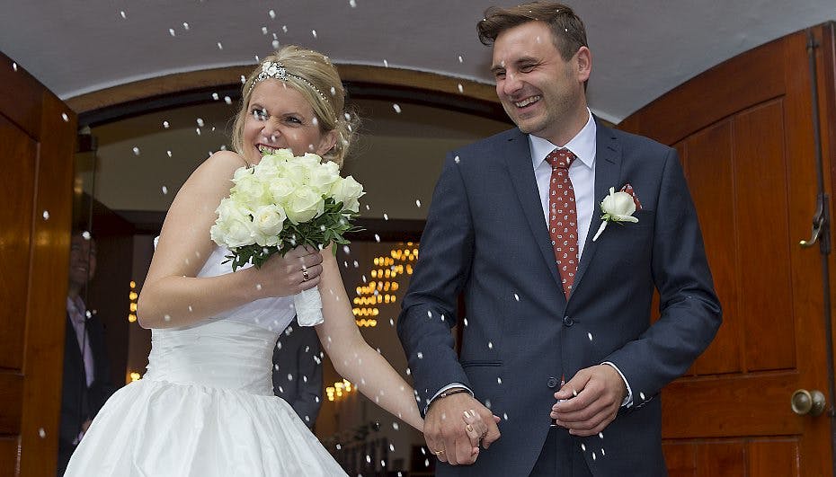 Heidi Frederikke og Anders Sigdal havde en dejlig dag i Valby i lørdags.