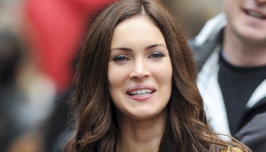 Megan Fox på filmsettet til den nye film om de opfindsomme skildpadder