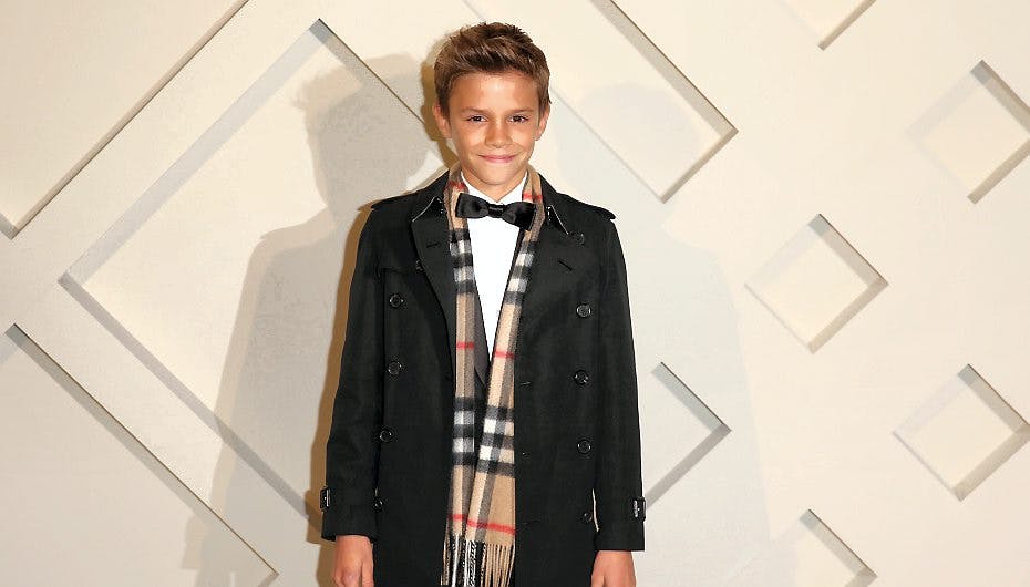 Romeo Beckham er allerede godt på vej til at blive en rigtig hjerteknuser.