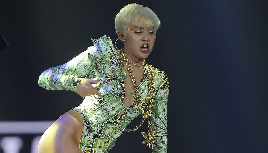 Miley Cyrus var i topform, da hun tirsdag optrådte i London