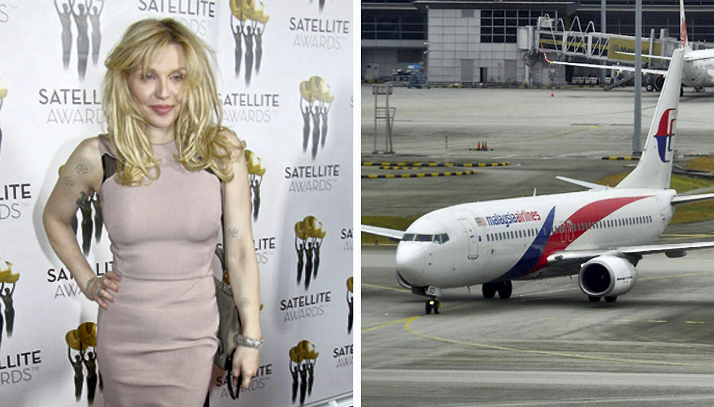 Courtney Love mener at vide, hvad der er blevet af Malaysian Airlines Flight 370