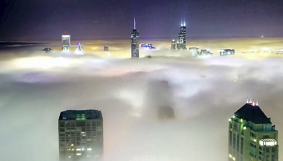Wauw! Flotte billeder fra Chicagos skyline.