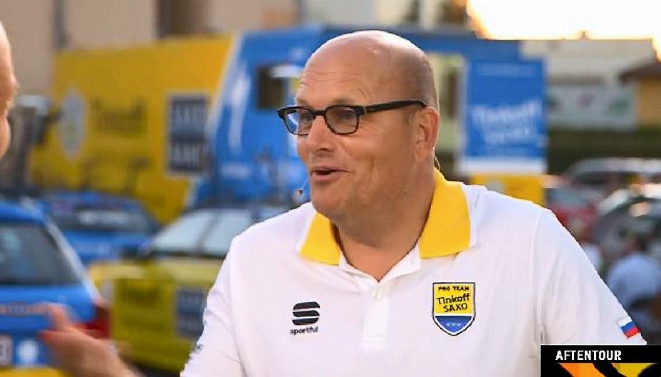 Bjarne Riis var ikke helt forberedt på at være 'live'