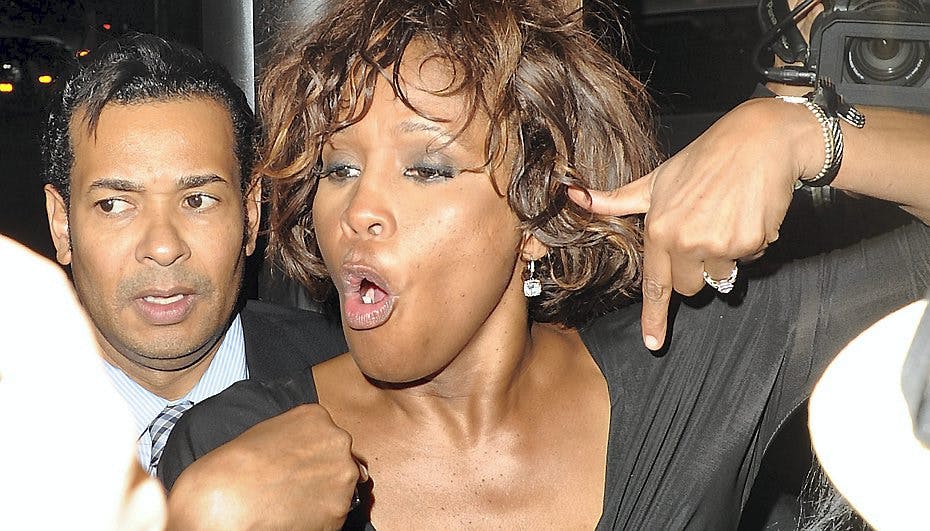 Sangerinden så værre ud en nogensinde, da hun forlod en Hollywood-natklub i aftes, hvor hun havde festet løs