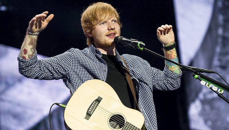 Ed Sheeran boede flere år på gaden