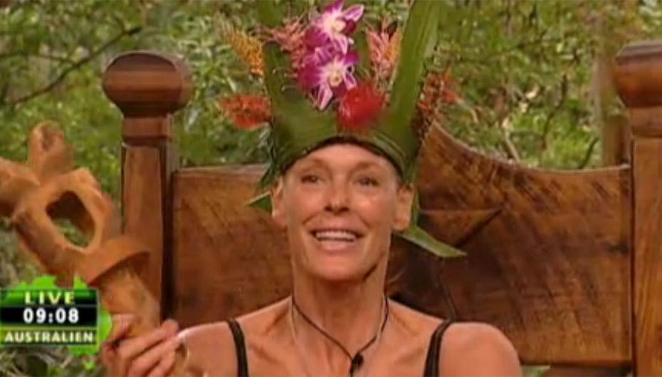 Gitte Nielsen blev hædret som en dronning efter 14 dage i junglen