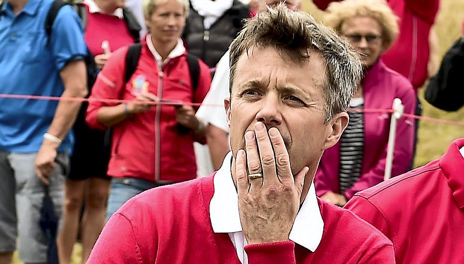 Kronprins Frederik talte usandt om eftermiddagens tur over den lukkede Storebæltsbro.