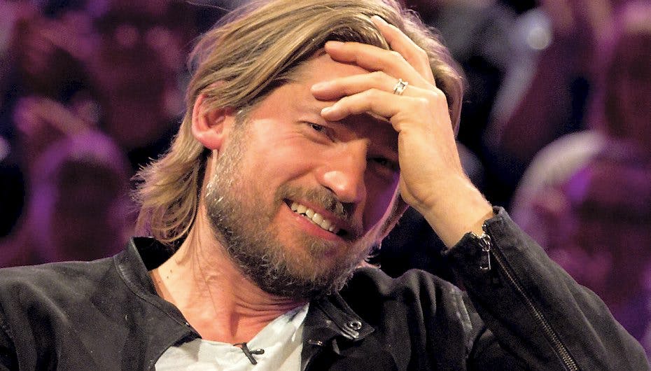 Nikolaj Coster-Waldau måtte flere gange tage sig til hovedet under optagelserne til DR1's "Her er dit Liv"