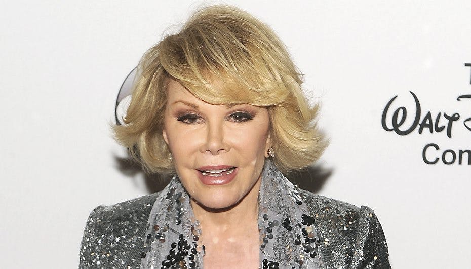 Joan Rivers døde efter at have tilbragt en uge i koma. Den rapkæftede skuespiller og komiker blev 81 år