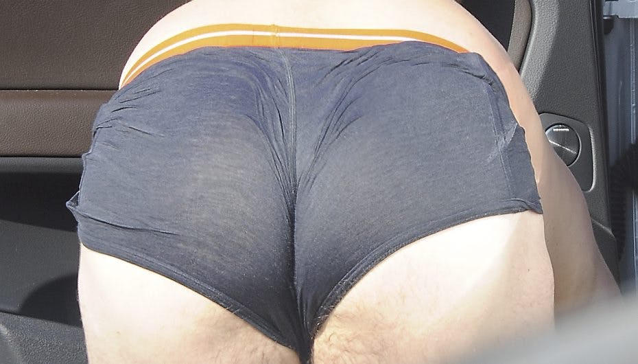 Det er ikke det heldigste foto, der er blevet taget af denne skuespiller