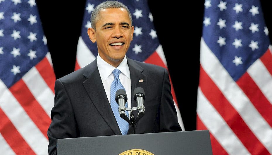Obama holdt fest for danske Jimmy Nielsen i går