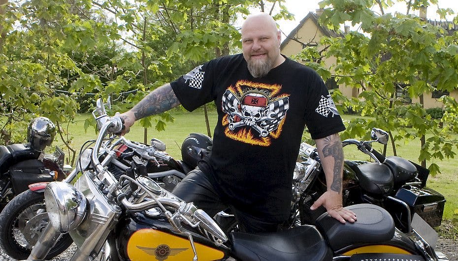 Da Den skaldede kok var på sit største, vejede han 156 kilo