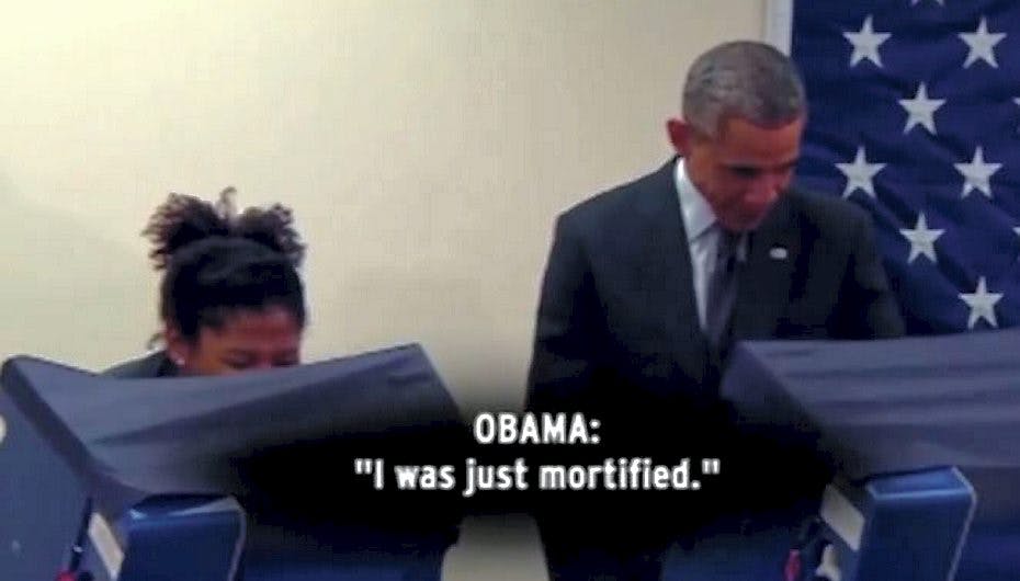 Barack Obama fik en oplevelse, som han sent vil glemme