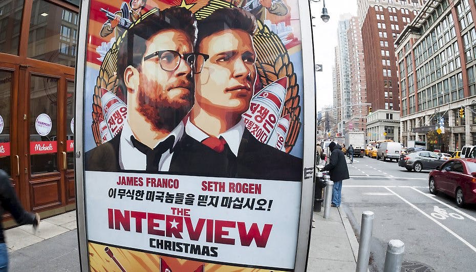 I "The Interview" spillede James Franco en af de to hovedroller. Den anden blev spillet af Seth Rogen