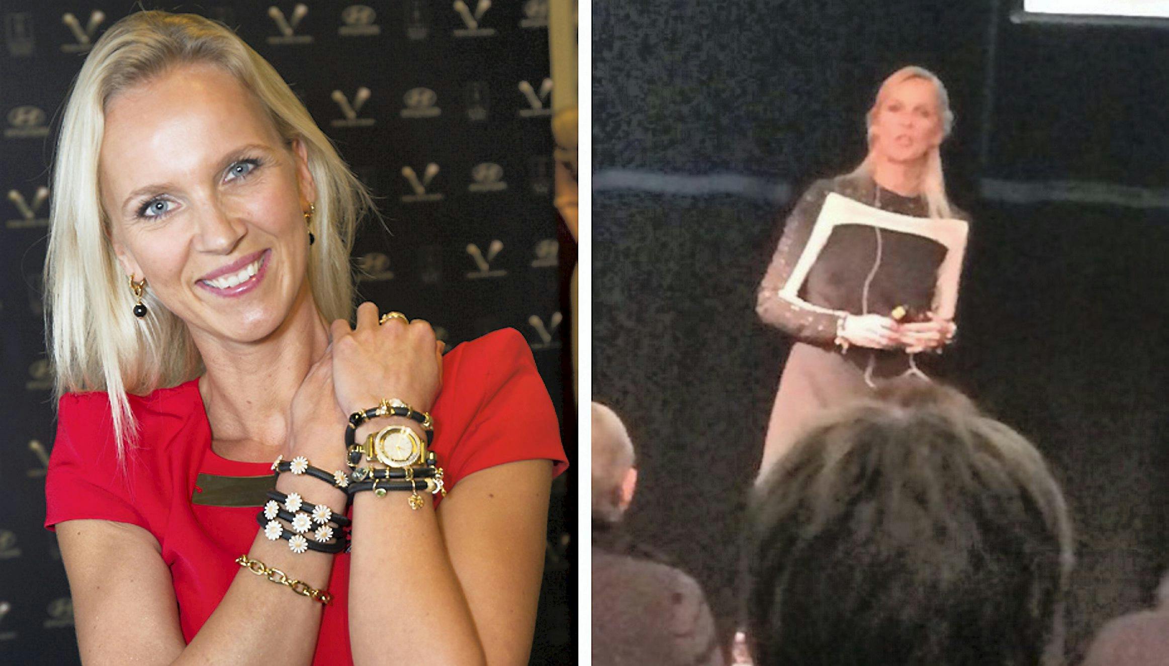 Viser Christina Hembos kjole for meget?